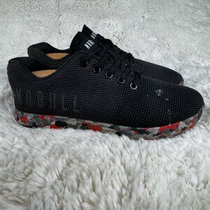 NoBull Trainers Black Red Grey Camo Superfabric Crossfit Gym Shoes W 7.5 M 6